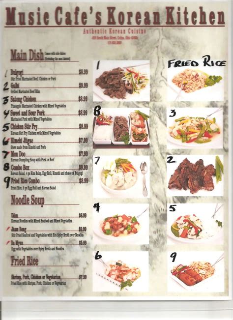 celina's restaurant menu.